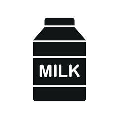 Milk bottle drink icon features a clean and minimalist design