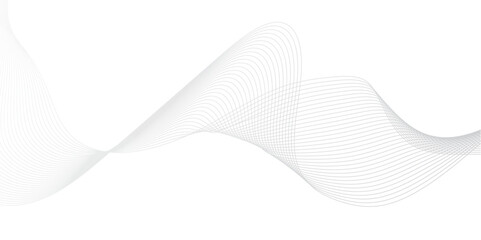 Abstract White and gray color technology modern background design. Vector Illustration.