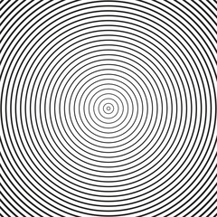 Hypnotic spiral design featuring concentric circles, volutes, and radial rays, forming a psychedelic optical illusion of a rotating tunnel.