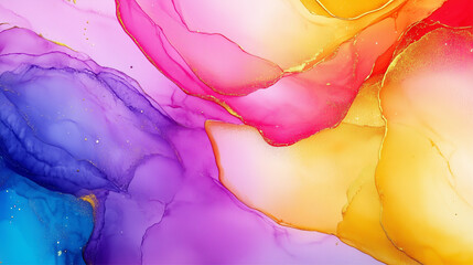 Fototapeta premium An artistic representation of fluid colors showcasing pure creativity.