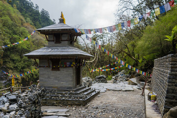 Paisajes del Campamento Base del Annapurna (Nepal,Himalaya)