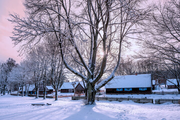 Śnieżna zima na Warmii. © Janusz Lipiński