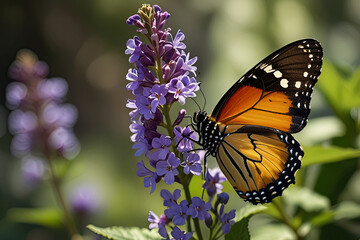 Monarch butterfly on flower