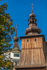 Wieże kościołów w Krużlowej Wyżnej. © Jacek