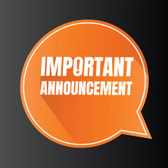 Information announcement vector information icon, Important notice microphone banner vector, public awareness announcement