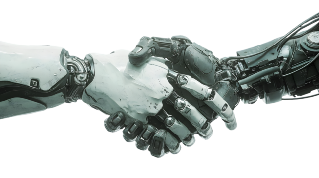 Robotic Handshake  Future Tech   Collaboration  Automation