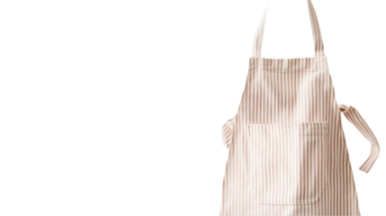 Striped Kitchen Apron  Cooking Apparel  Baking  Home Cooking  Restaurant Wear