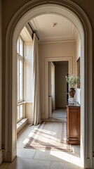 Main interior entrance of a house.The best image for inspiration on the latest trends in current seasonal designs.
