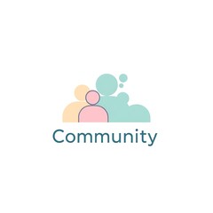 Community Logo: Pastel People Icon