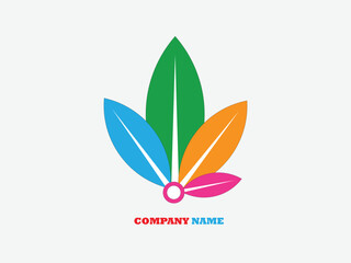 Leaf Blade logo Design