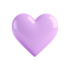 pink heart realistic  with transparent background
