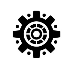 Cogwheel Precision: A detailed illustration of a complex cogwheel, symbolizing intricate mechanics, precision engineering, and industrial strength. Perfect for showcasing concepts of technology.