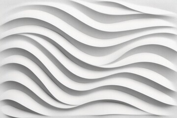Obraz premium A beautiful abstract design featuring flowing waves in white, creating a sense of calm and elegance.