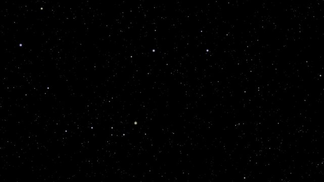 plan fixe arri&egrave;re plan pour usage graphique, pour montage vid&eacute;o, animation avec des &eacute;toiles venant vers la camera,