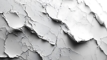 Obraz premium Abstract Gray Textured Surface Showing Cracks and Folds