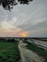 Obraz premium sunset on the beach