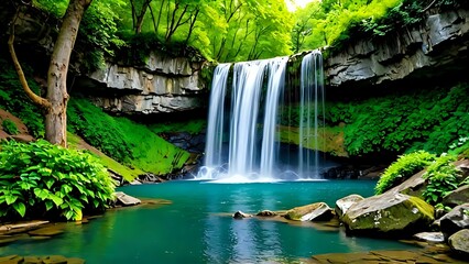 waterfall in the forest