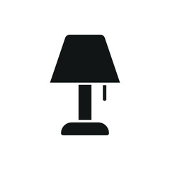 Night Lamp Icon is a sleek and cozy design perfect for home decor brands, lighting stores, and interior design apps