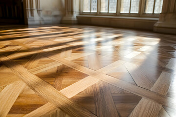 Techno oak flooring with advanced treatment for exclusive look.high quailty image