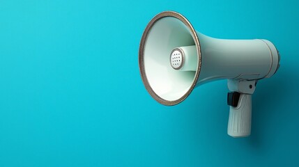 Megaphone Used for Amplifying Announcements and Messages