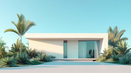 Modern Minimalist Beach House Design: Tropical Paradise Retreat