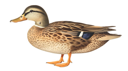 Fototapeta premium Female Mallard Duck Wildfowl Bird Wildlife Nature Photography