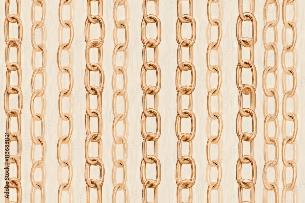 Poster Pattern texture of gold chains in a seamless design creating an elegant backdrop for various applications