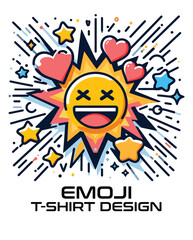 Emoji Vector T Shirt Design
