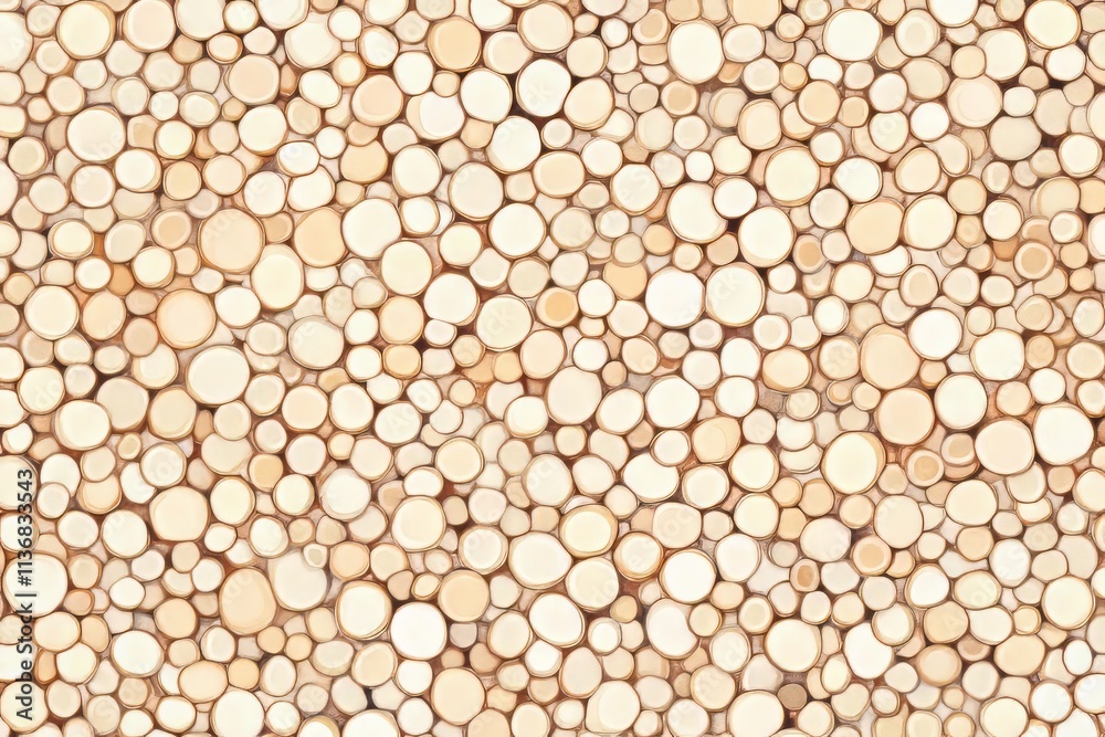 Poster quinoa texture pattern showcasing natural shapes and earthy tones for culinary and decor application