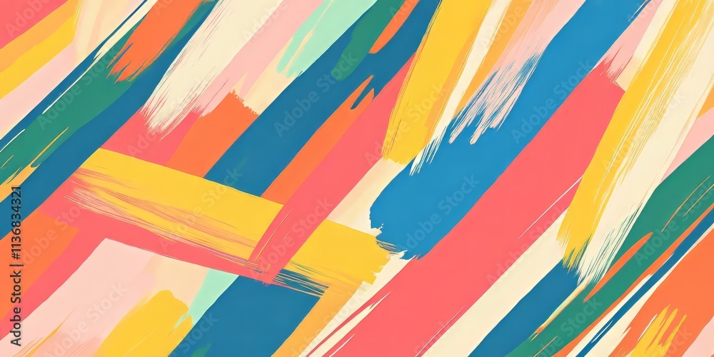 Aufkleber vibrant abstract pattern texture featuring contrasting bright colors and clean shadows for bold desi