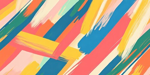 Fototapeta premium Vibrant abstract pattern texture featuring contrasting bright colors and clean shadows for bold design elements