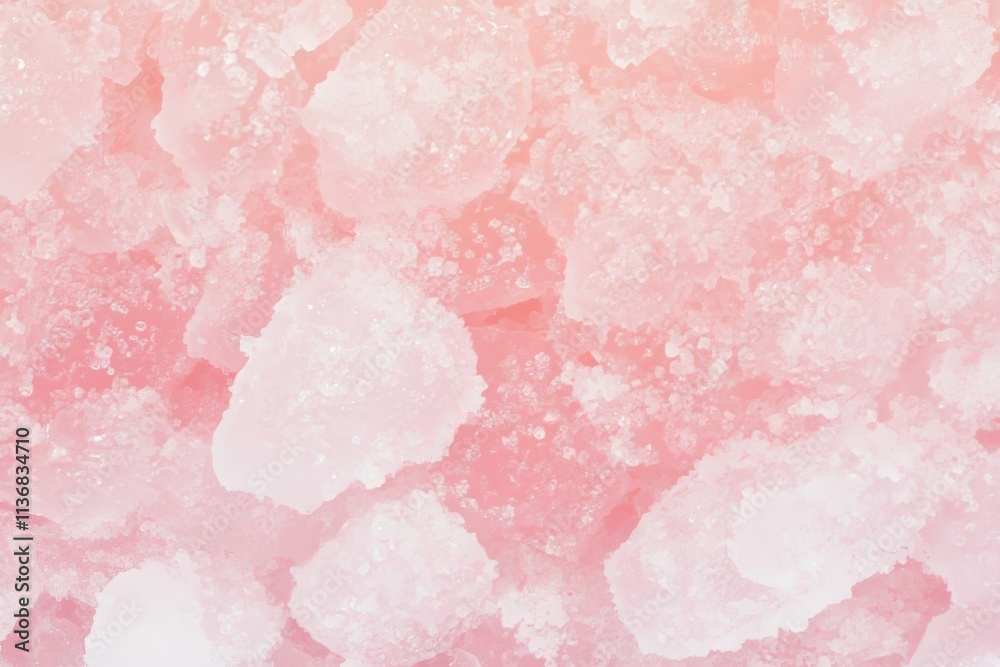 Aufkleber Texture pattern of sugar with pink hues creating a visually appealing background for various design applications