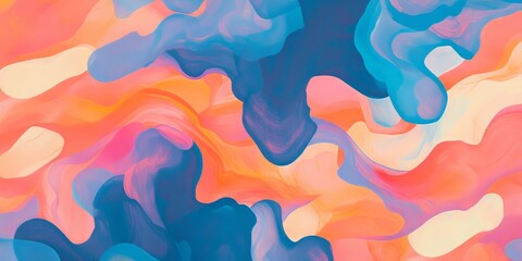 Vibrant ink pool textures create dynamic visual effects with contrasting bright colors and clean shadows
