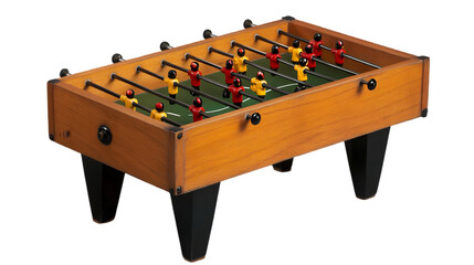 Classic Wooden Foosball Table Game  Retro Fun  Indoor Game  Tabletop Soccer