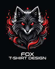 Fox Vector T Shirt Design