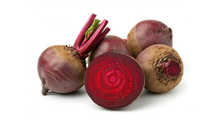 beetroot isolated on white background