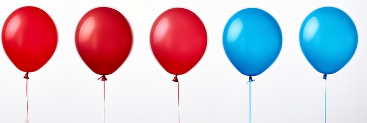 Vibrant minimalist image of colorful balloons symbolizing joy and celebration in bright shades