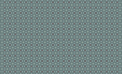 Repeating Geometric Pattern with Triangles and Crosses