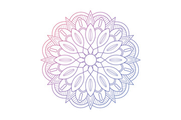 Meditation oriental mandala flower Design