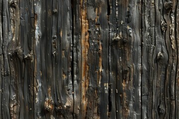 Fototapeta premium old molded wooden fence or wall pattern. Detailed photo textured background