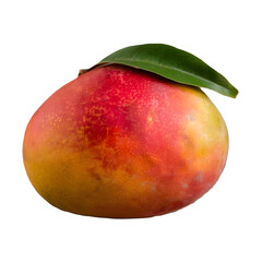 mango isolated on white background, clipping path, full depth of field 