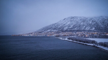 The landscape in Tromso, Norway