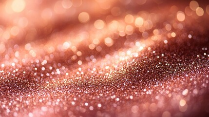 A field of sparkling copper shimmer catches light beautifully, enhancing artistic pursuits