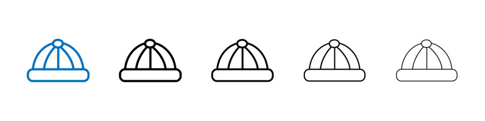 Baby hat icon Outline vector logo for web ui