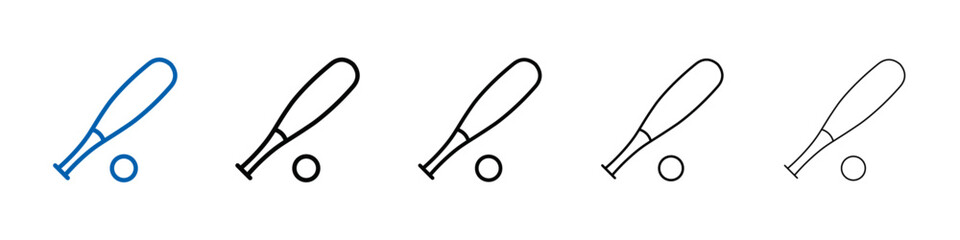 baseball sports icon Outline vector logo for web ui