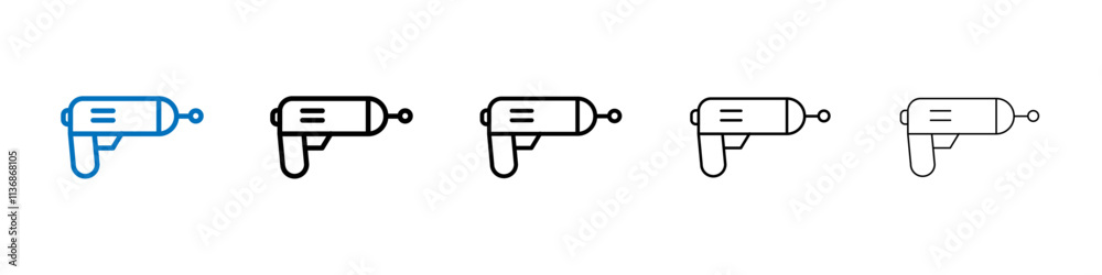 Poster Blaster icon Outline vector logo for web ui