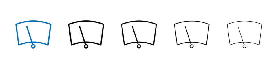car windscreen icon Outline vector logo for web ui