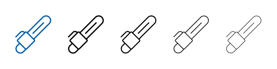 Chainsaw icon Outline vector logo for web ui