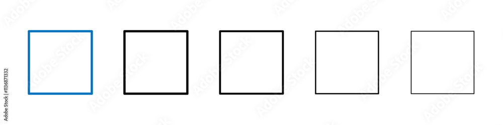 Poster Checkbox icon Outline vector logo for web ui