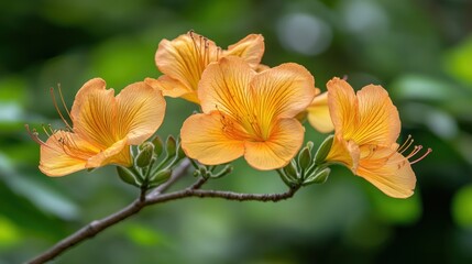 Stunning Orange Blossom Cluster: A Botanical Masterpiece
